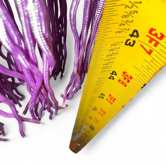 ASOS Lavender Fringe Midi Dress - Picture 5 of 9